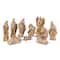 Glitzhome® 10-Piece Bronze Resin Nativity Figurine Set